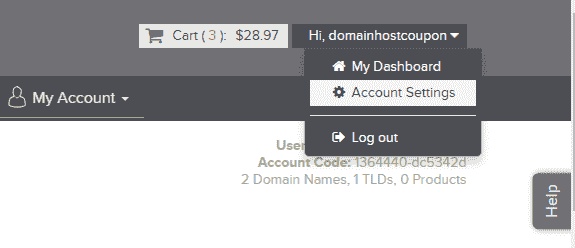 name-com account seting