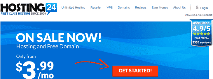 Host24 Website