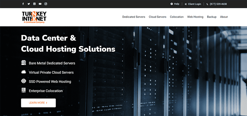 turnkey internet cloud hosting review