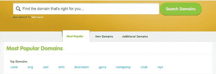 Buy domain name at Register