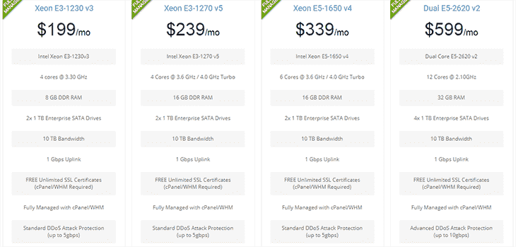 Dedicated Servers at RivallHost