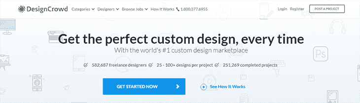 DesignCrowd offical website