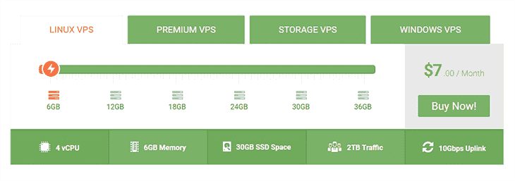 VPS Hosting at VPSDime