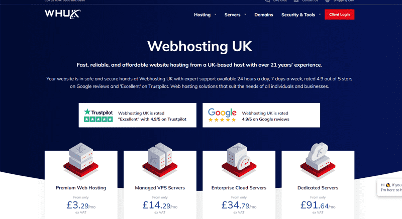 Webhosting UK - WHUK Review