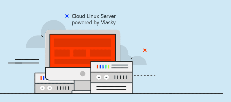 Cloud Linux Server powered by Viasky