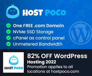 hostpoco Coupons 82% Off best wordpress hosting