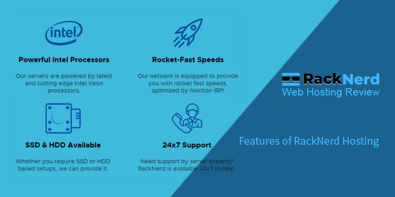 Features and services offered by RackNerd Hosting