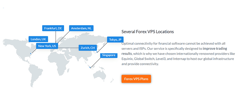 Fxvm has multiple server locations around the globe
