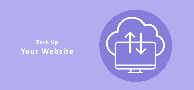 Back Up Your Website