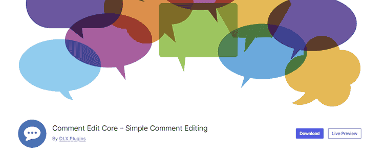 Comment Edit Core – Simple Comment Editing