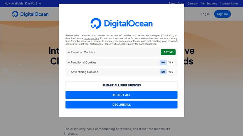 DigitalOcean hosting deals pricing plans and promo codes screenshot