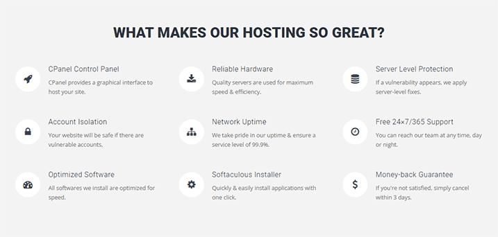 What makes our hosting so great