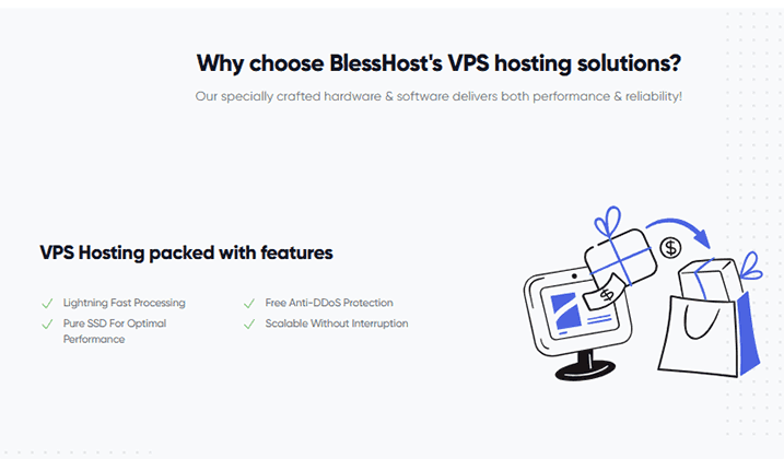 Why choose BlessHost's VPS hosting solutions