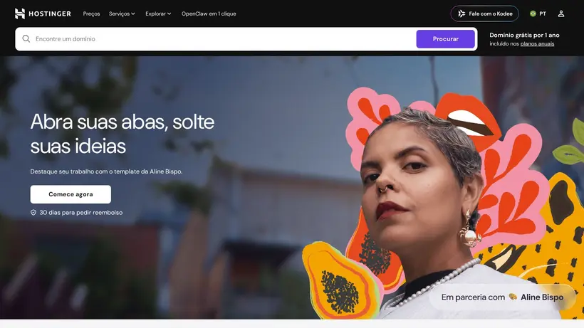Hostinger.com.br hosting deals pricing plans and promo codes screenshot