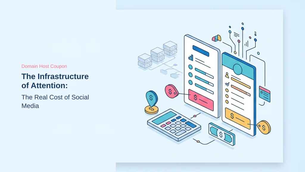 Editorial illustration for The Infrastructure of Attention: Maximizing Social Media ROI in May