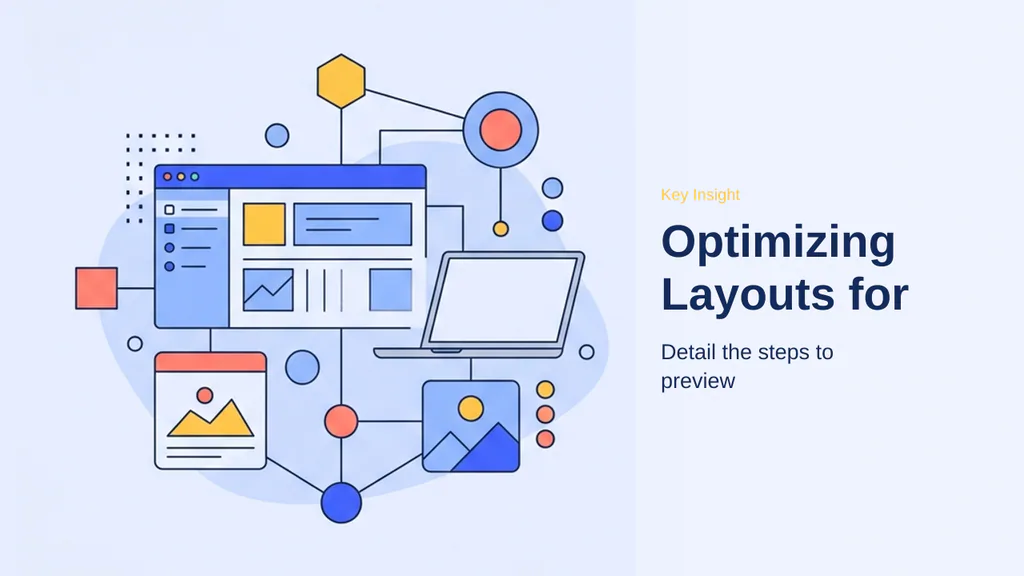 Editorial illustration for Optimizing Layouts for Mobile Responsiveness