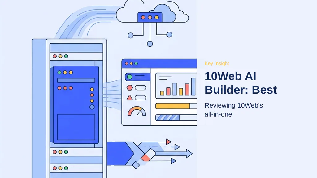 Editorial illustration for 10Web AI Builder: Best for Performance