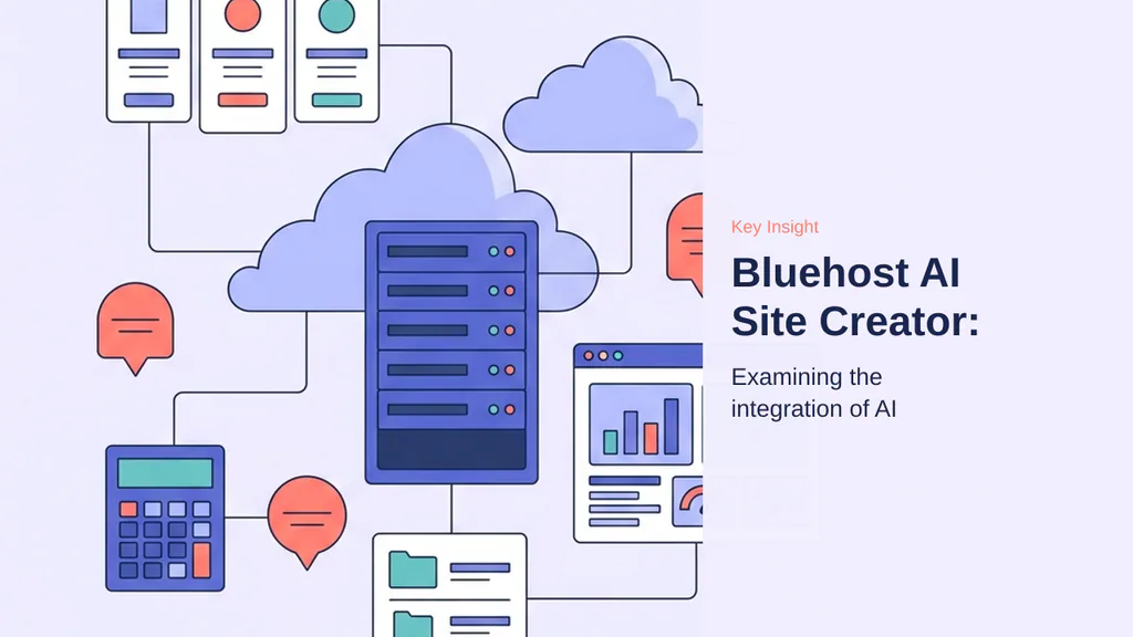 Editorial illustration for Bluehost AI Site Creator: Best for First-Time Owners