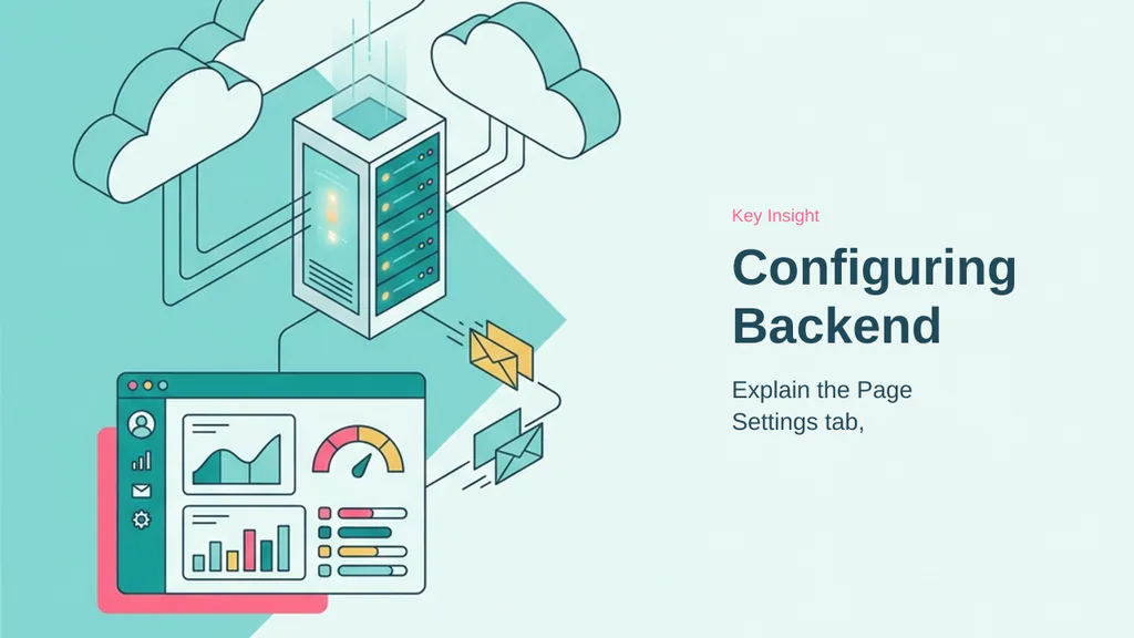 Editorial illustration for Configuring Backend Settings, SEO, and Analytics