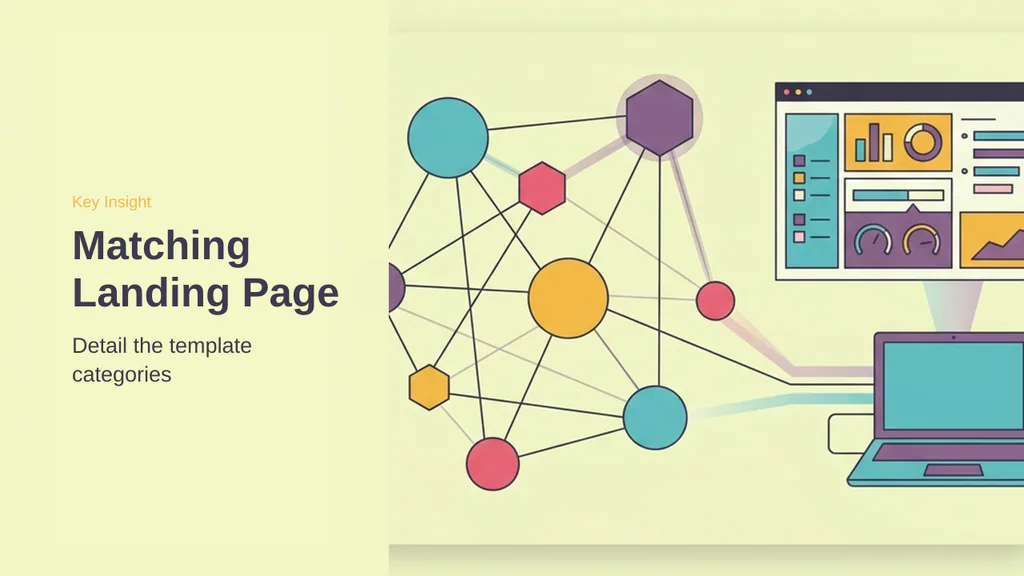 Editorial illustration for Matching Landing Page Templates to Business Goals