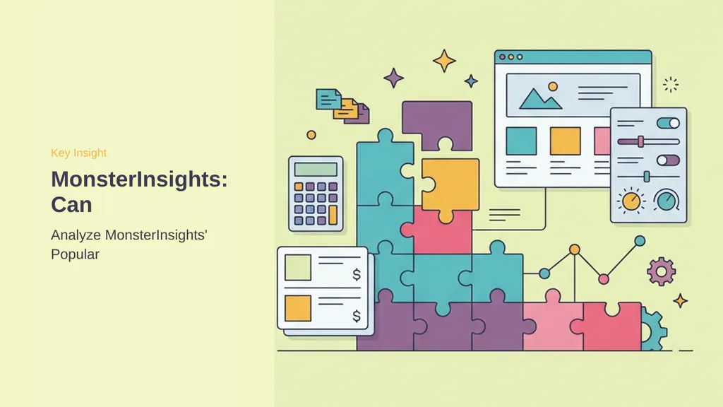 Editorial illustration for MonsterInsights: Can Analytics-Driven Widgets Replace In-Text Links?