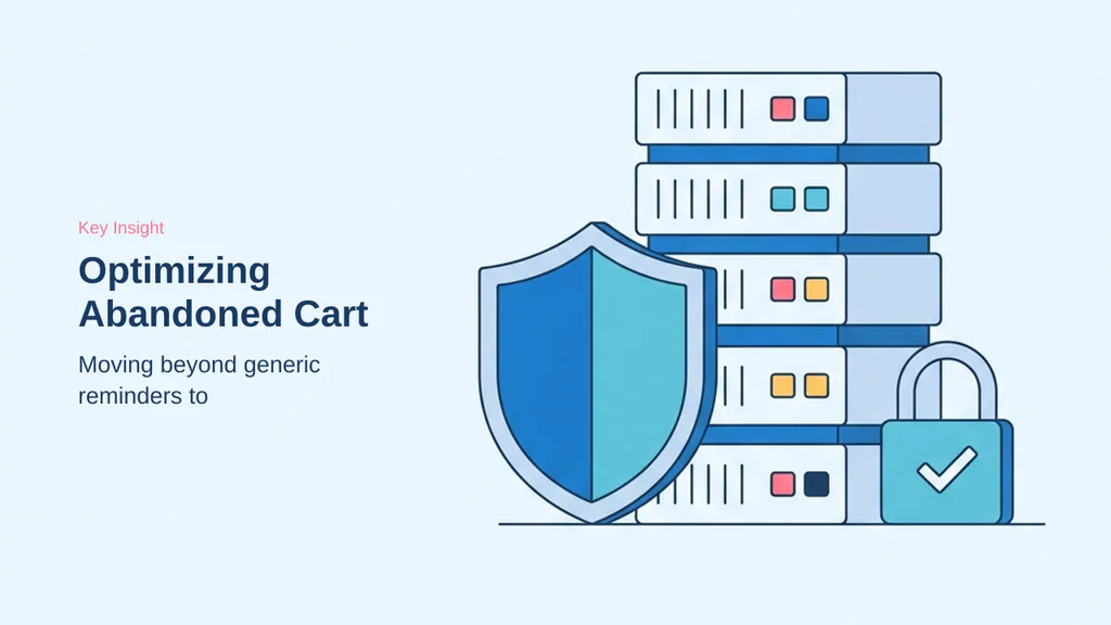 Editorial illustration for Optimizing Abandoned Cart Recovery