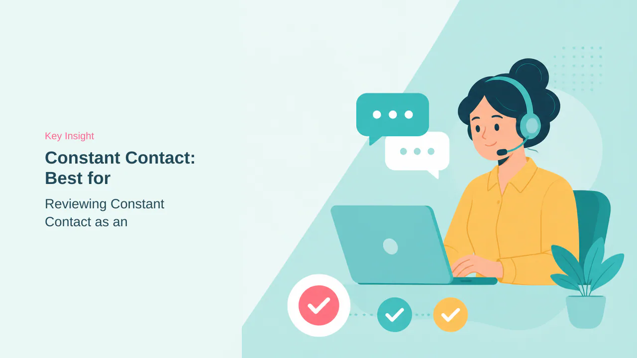 Editorial illustration for Constant Contact: Best for Small Business Beginners