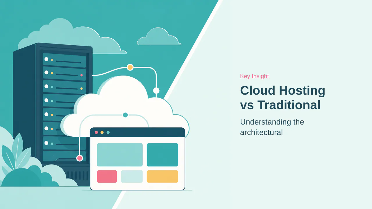 Editorial illustration for Cloud Hosting vs Traditional Hosting Models