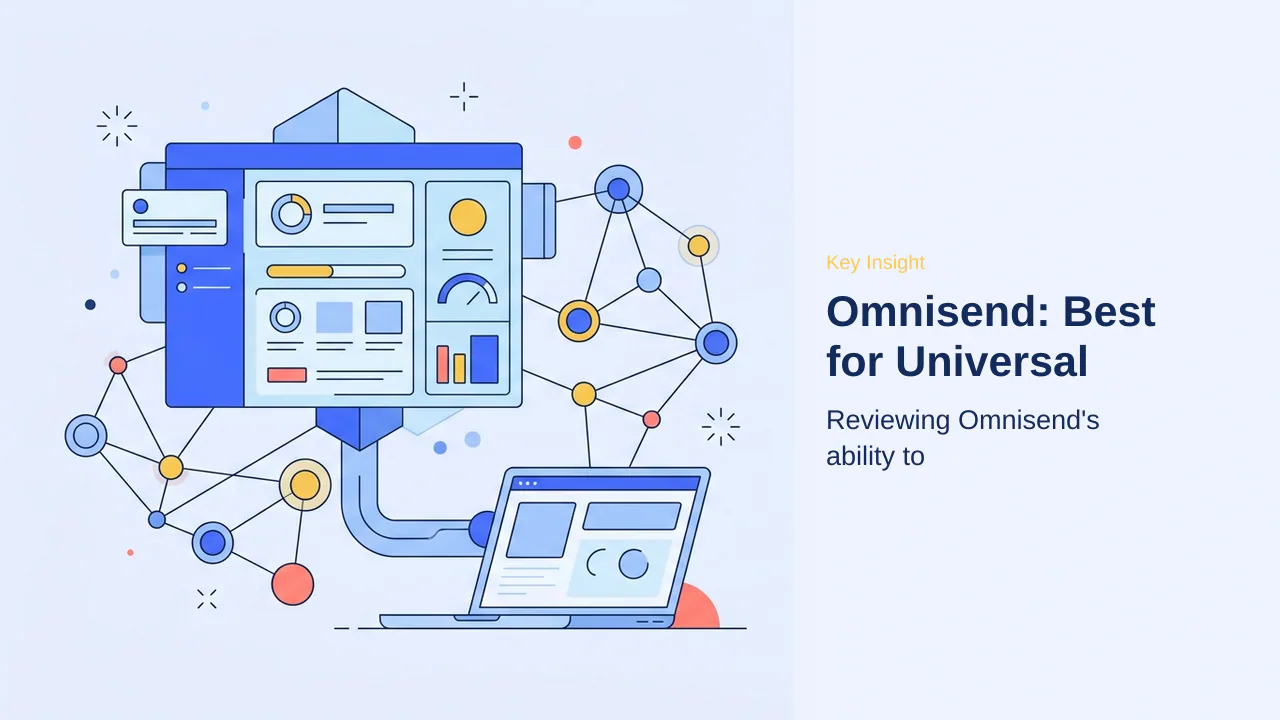 Editorial illustration for Omnisend: Best for Universal eCommerce Compatibility
