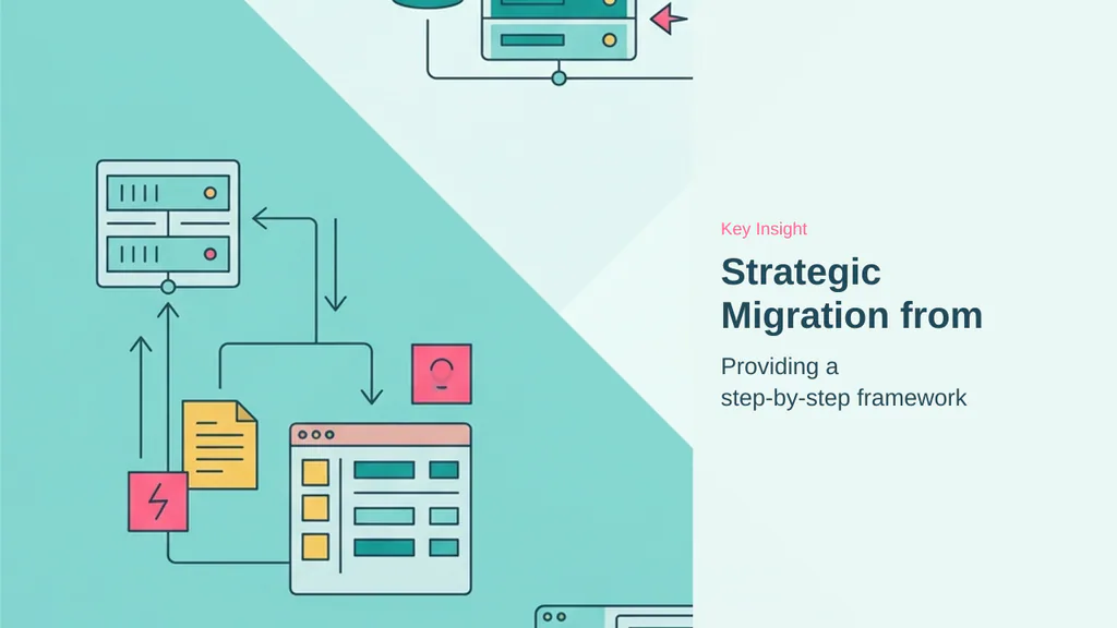 Editorial illustration for Strategic Migration from Squarespace