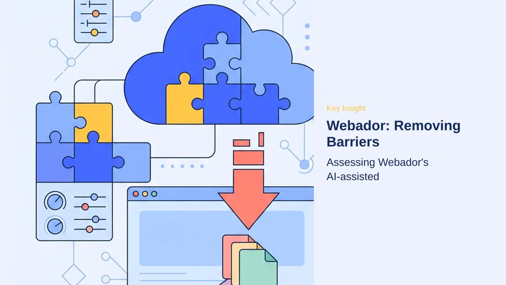 Editorial illustration for Webador: Removing Barriers for New Creators