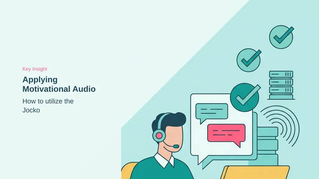 Editorial illustration for Applying Motivational Audio to Service Challenges