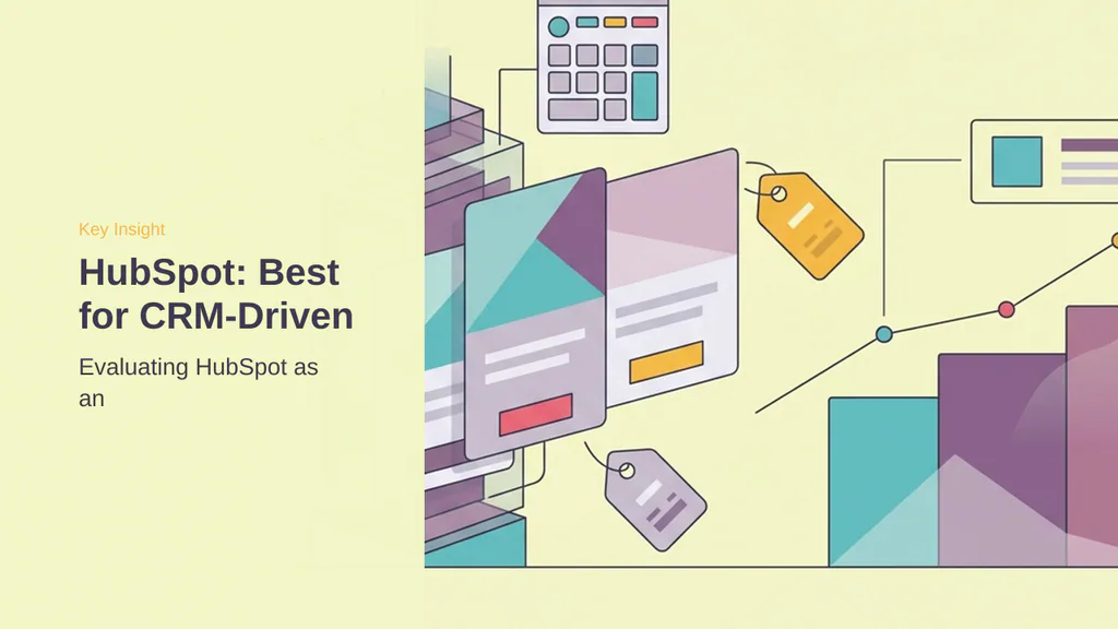 Editorial illustration for HubSpot: Best for CRM-Driven Growth