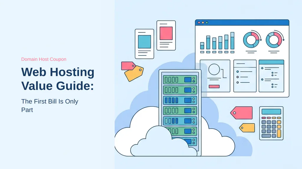Editorial illustration for Web Hosting Value Guide: Beyond the First Price Tag