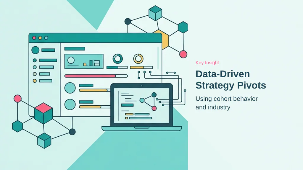 Editorial illustration for Data-Driven Strategy Pivots