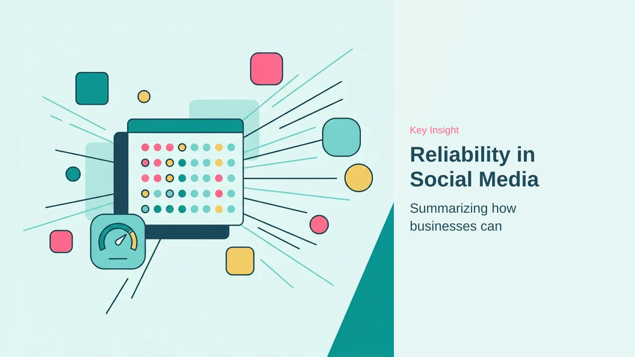 Editorial illustration for Reliability in Social Media Execution