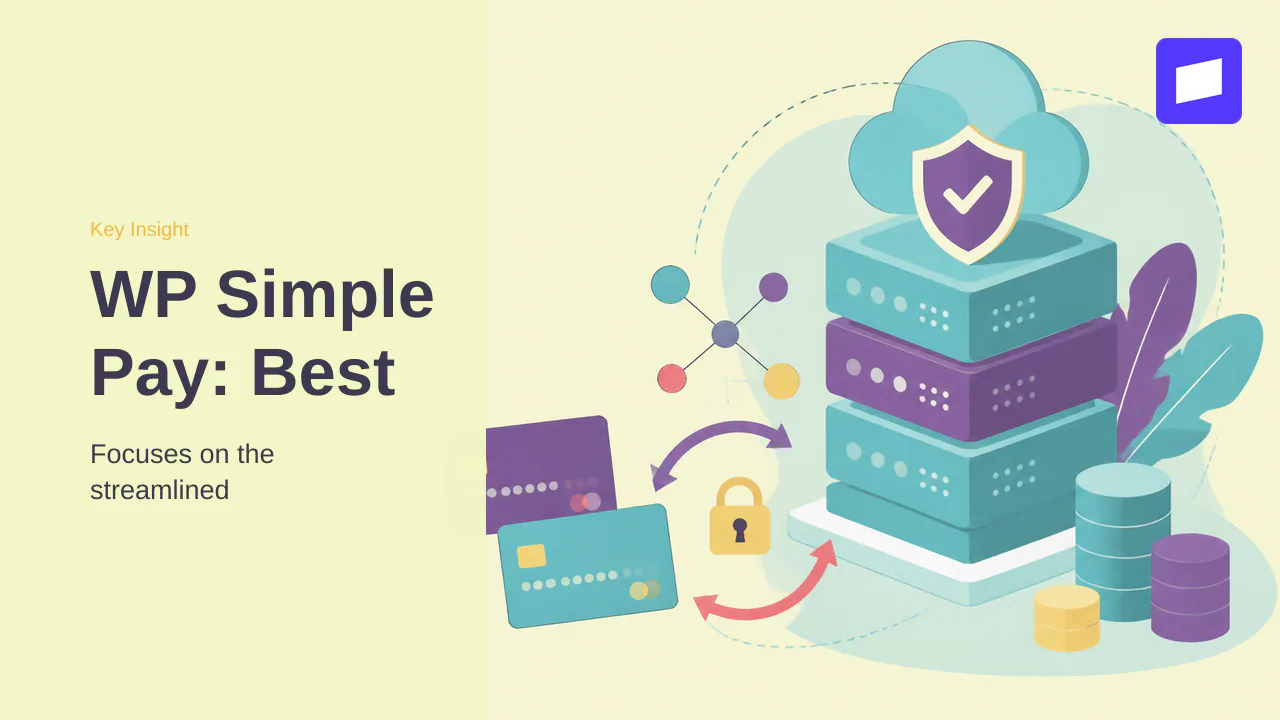 Editorial illustration for WP Simple Pay: Best for Single-Product Stripe Payments