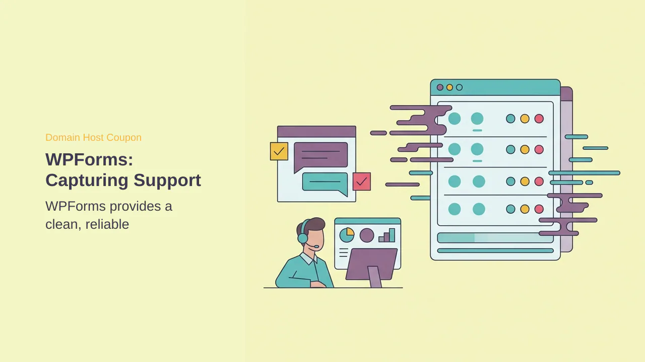 Editorial illustration for WPForms: Capturing Support Requests