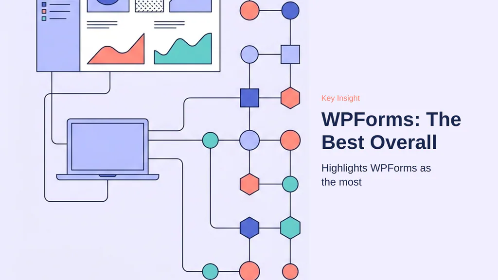 Editorial illustration for WPForms: The Best Overall Choice