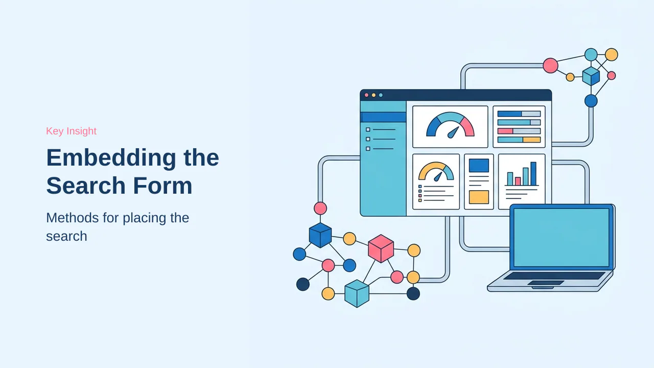 Editorial illustration for Embedding the Search Form on Your Site