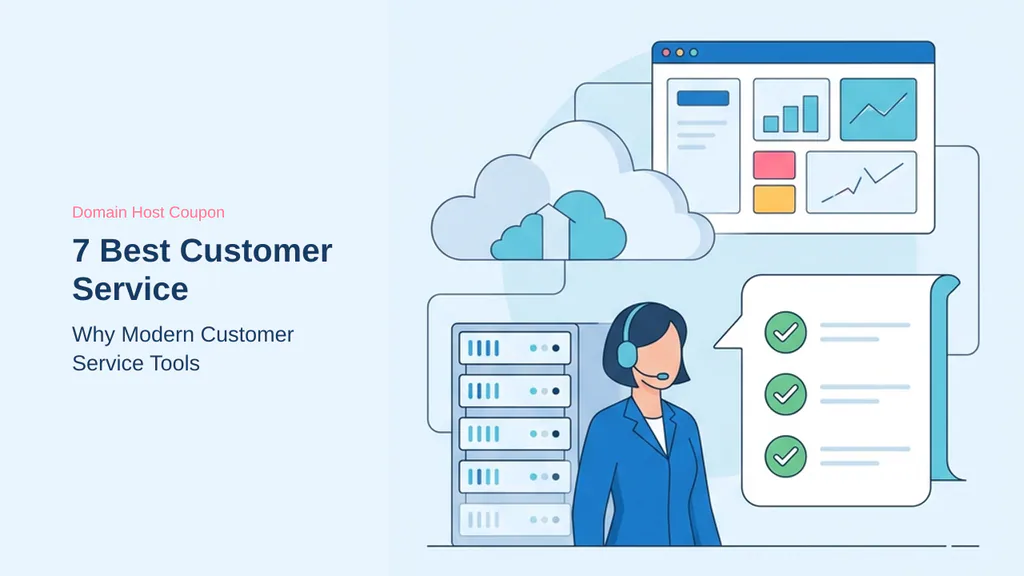 Editorial illustration for 7 Best Customer Service Tools for Small Business Websites