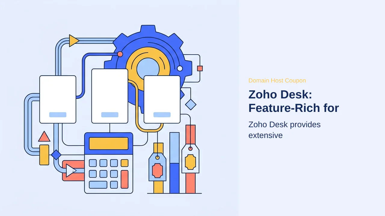 Editorial illustration for Zoho Desk: Feature-Rich for Budget-Conscious Owners
